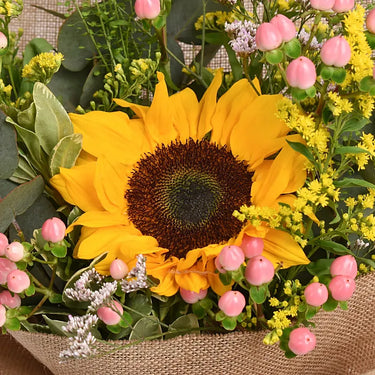 Sunflower & Hypericum Bouquet